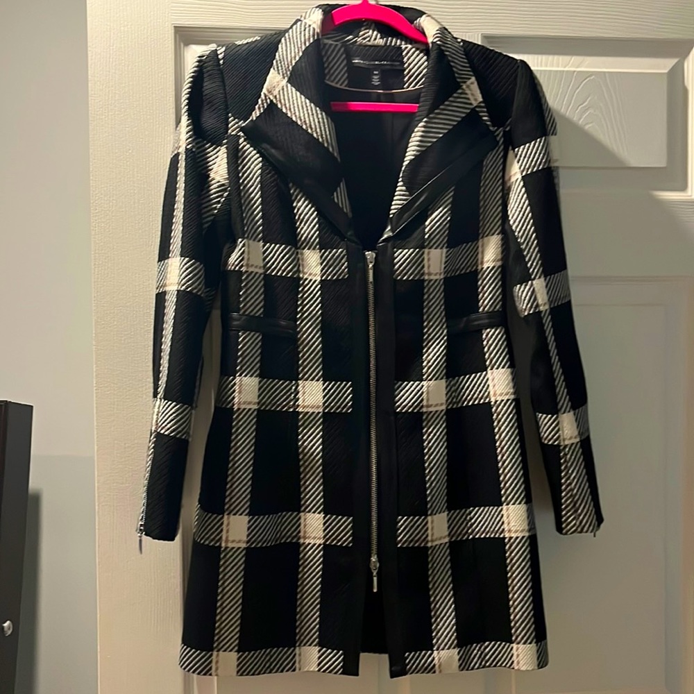 White House Black Market plaid jacket